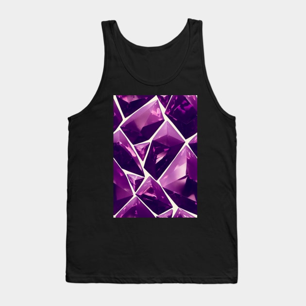 Jewel Pattern - Violet Amethyst, for a bit of luxury in your life! #3 Tank Top by Endless-Designs